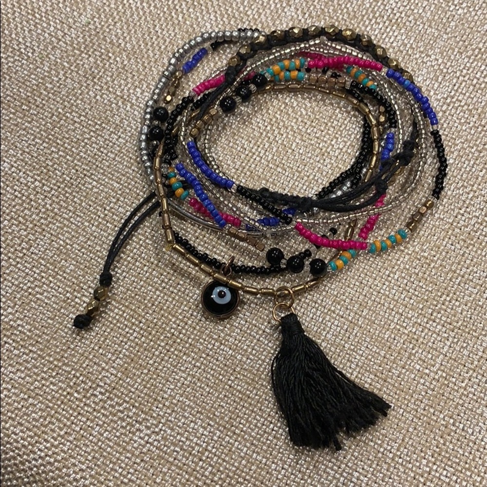 Bohemian Stretch Multilayer Stackable Bracelets